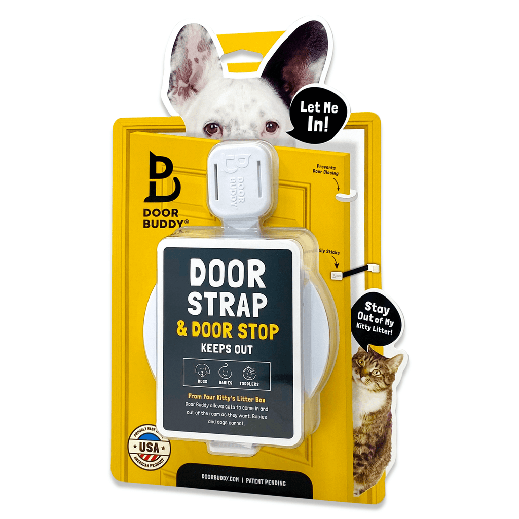 Door Buddy Adjustable Door Latch plus Door Stopper