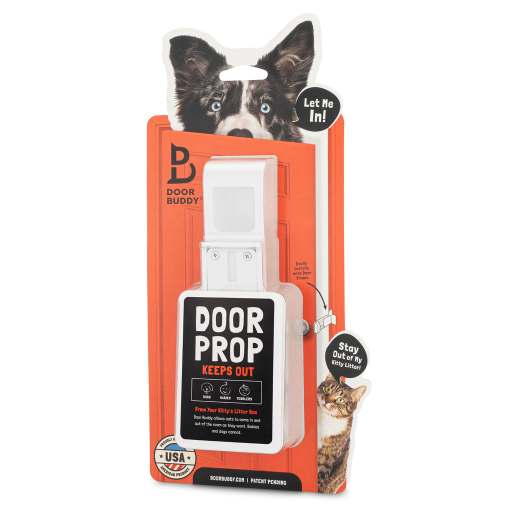 Door Buddy Cat Door Prop - Cat door holder to keep door open for cats