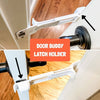 Door Buddy cat door prop latch holder replacement interior door latch holder accessory for Door Buddy door prop system designed to keep doors slightly open for cats.