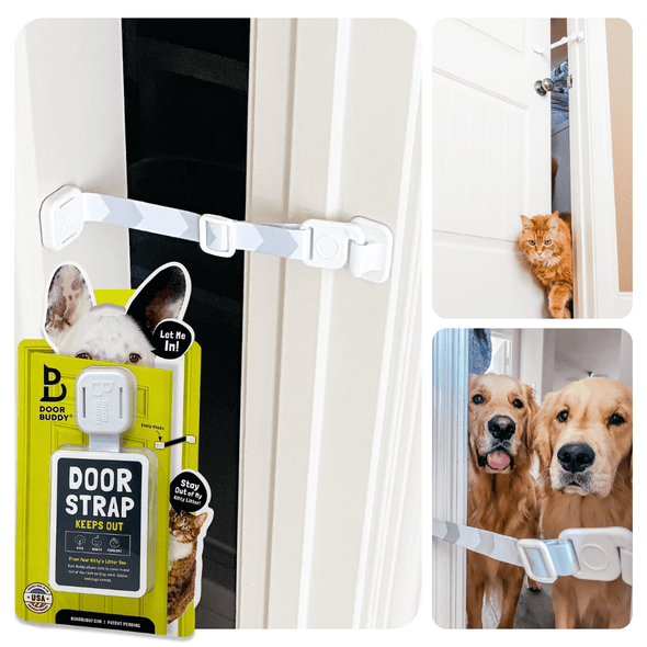 Door Buddy® Dog: Grey Chevron