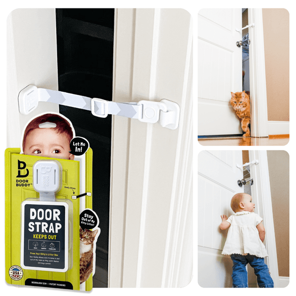 Door Buddy® Baby: Grey Chevron