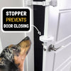 baby proof door stopper Door Buddy foam door pinch guard for baby proofing doors and creating controlled door openings to help keep dogs out of litter box rooms.