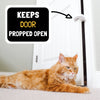 baby proof door stopper Door Buddy child safety door stop and pet safety door protector designed to prevent door slams and protect babies, cats, and dogs.