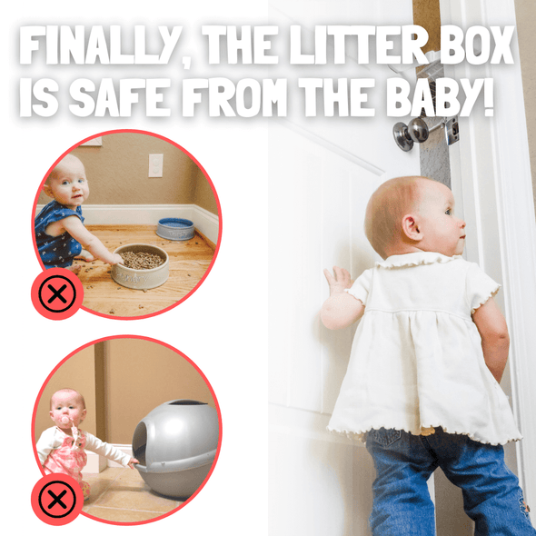 Door Buddy® Baby: Grey Chevron