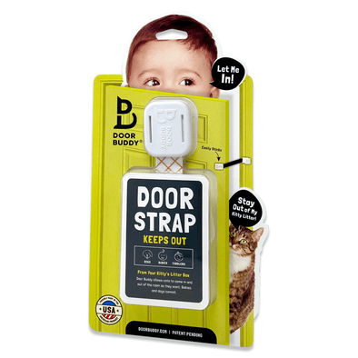 Adjustable door strap for toddlers door buddy